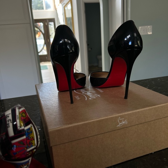 Black Christian Louboutin Heels - Picture 3 of 5